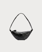 LEMAIRE Medium Croissant Bag In Coated Cotton | 手袋 (中碼/黑色) - LONDONKELLY 英國名牌代購