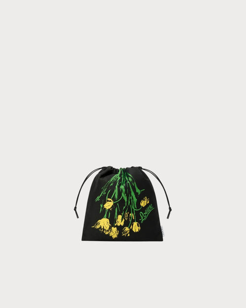 LOEWE Small Drawstring Pouch in Denim | 羅意威 手袋 (黑色) - LondonKelly 英國名牌代購