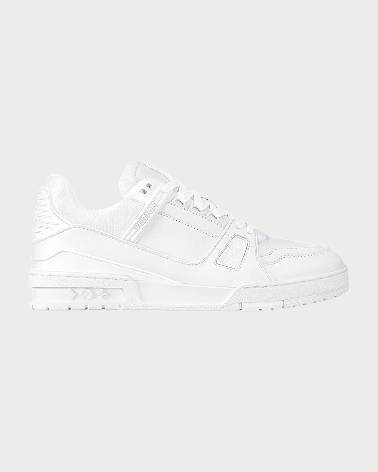LOUIS VUITTON 1A9G4X Men's LV Trainers White Calfskin(White