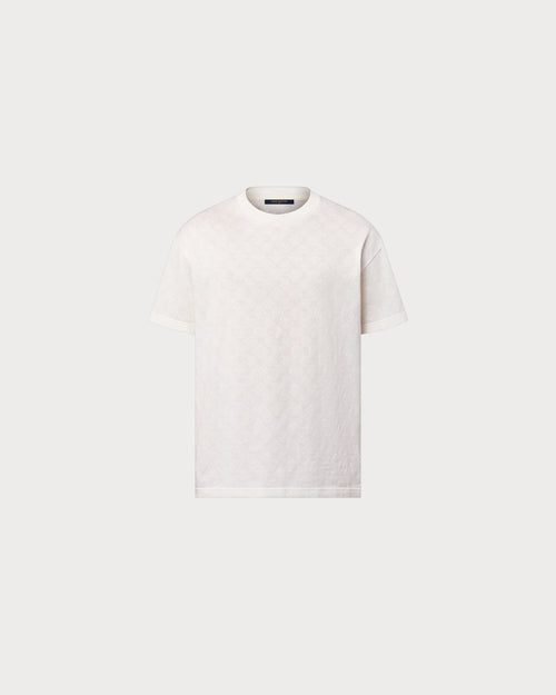 LOUIS VUITTON 1AFQ49 Men's Monogram Fil Coupe Cotton T-Shirt | 路易威登 男裝T裇 (白色) - LondonKelly 英國名牌代購
