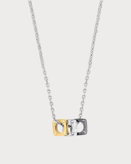 LOUIS VUITTON M00675 Men's Monogram Bold Necklace | 路易威登 男仕颈链 (银色) - LONDONKELLY 英国名牌代购