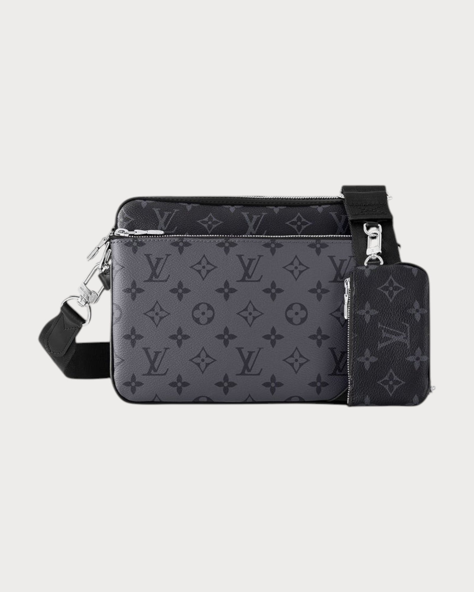 Louis Vuitton バッグ LOUIS VUITTON M69443 Trio Messenger Bag Monogram Canvas(Black