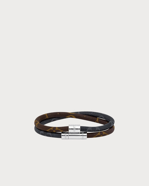 LOUIS VUITTON M8154E Keep It Double Leather Bracelet | 路易威登 男仕手帶 (啡色) - LondonKelly 英國名牌代購