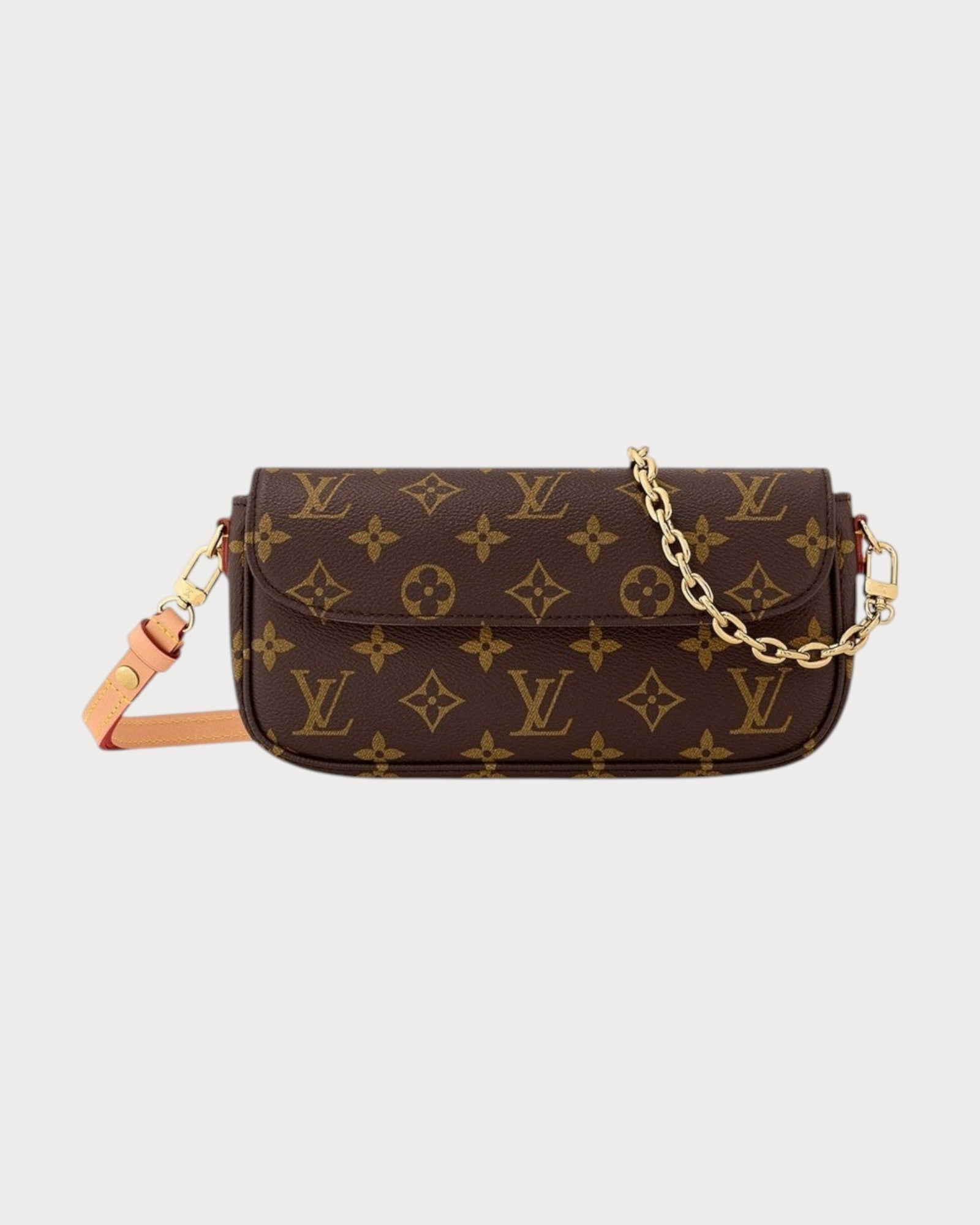 (es)Louis Vuitton M81911ウォレット オン チェーン Louis Vuitton Pochette Monogram Wallet on Chain Ivy M81911 Brown 2
