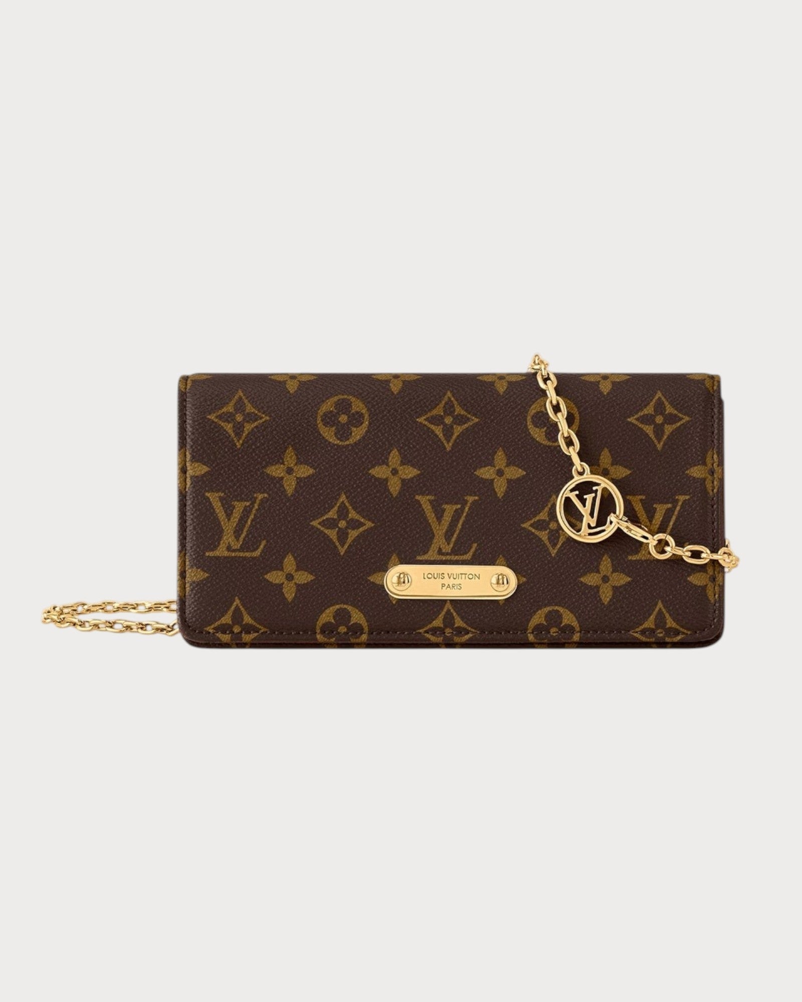 LOUIS VUITTON M82509 Lily Wallet On Chain Bag Monogram Coated LOUIS VUITTON M82509 Lily Wallet On Chain Bag Monogram Coated