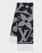 LOUIS VUITTON M97179 Snowy Kaleidoscope Scarf | 路易威登 頸巾 (黑色) - LONDONKELLY 英國名牌代購