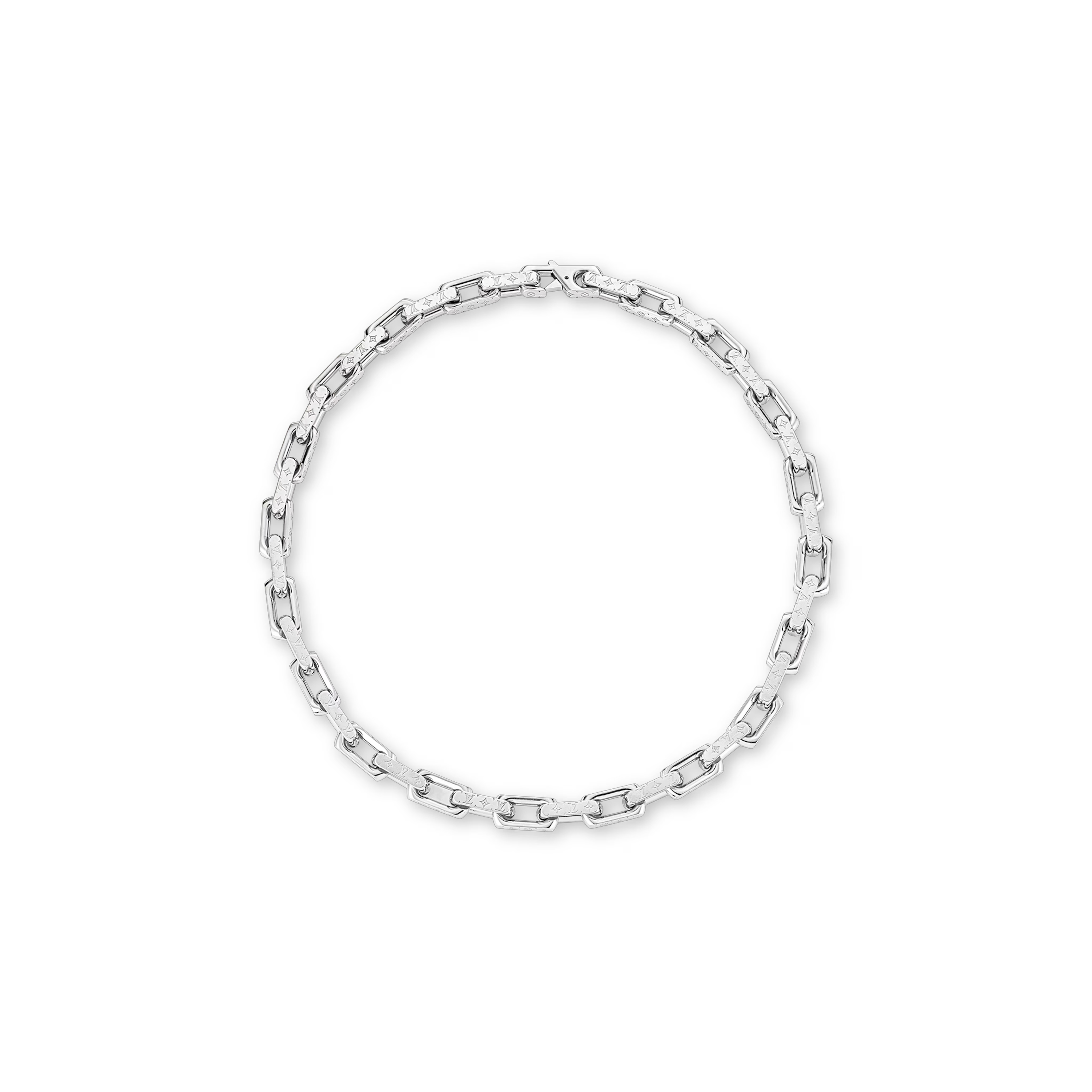 LOUIS VUITTON M00307 Men's Monogram Chain Necklace Louis Vuitton