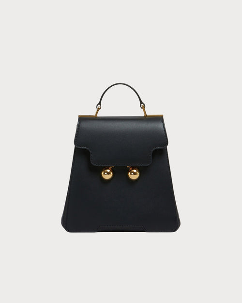 MARNI Black Leather Trunkaroo Backpack | 瑪尼 背囊 (黑色) - LondonKelly 英國名牌代購
