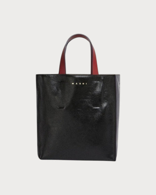 MARNI Museo Soft Bag in Black and Green Leather(Mini/Black) - LONDONKELLY 英国名牌代购