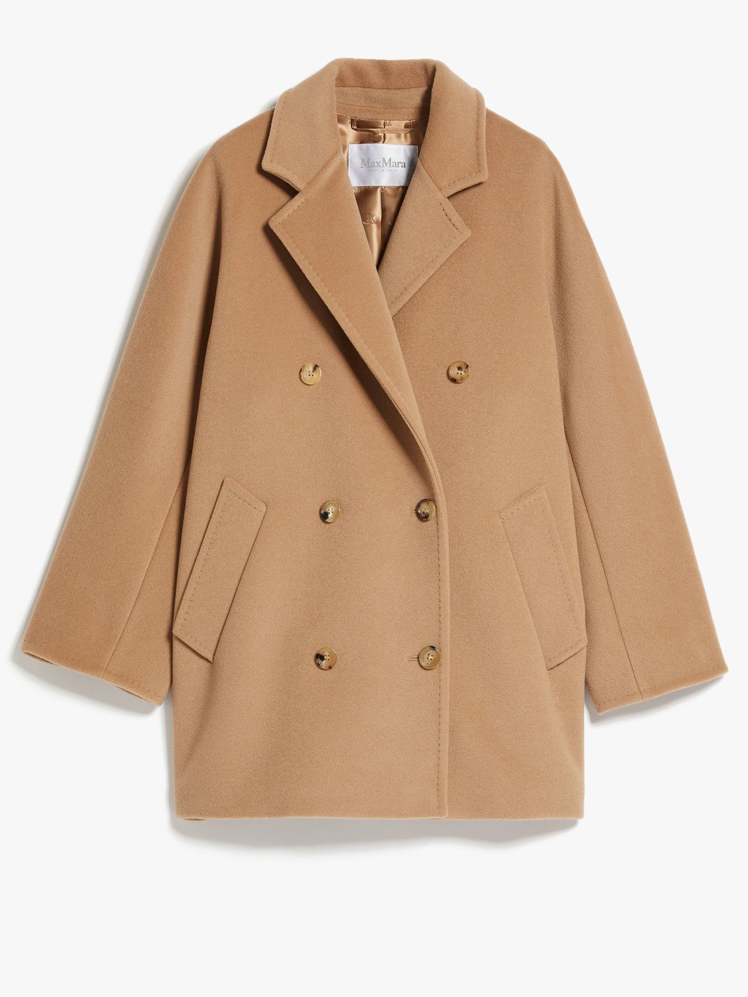 【関税＆送料込み】Max Mara 101801 Short Icon Coat In Camel MAX MARA 101801 Short Icon Coat | Max Mara Jacket