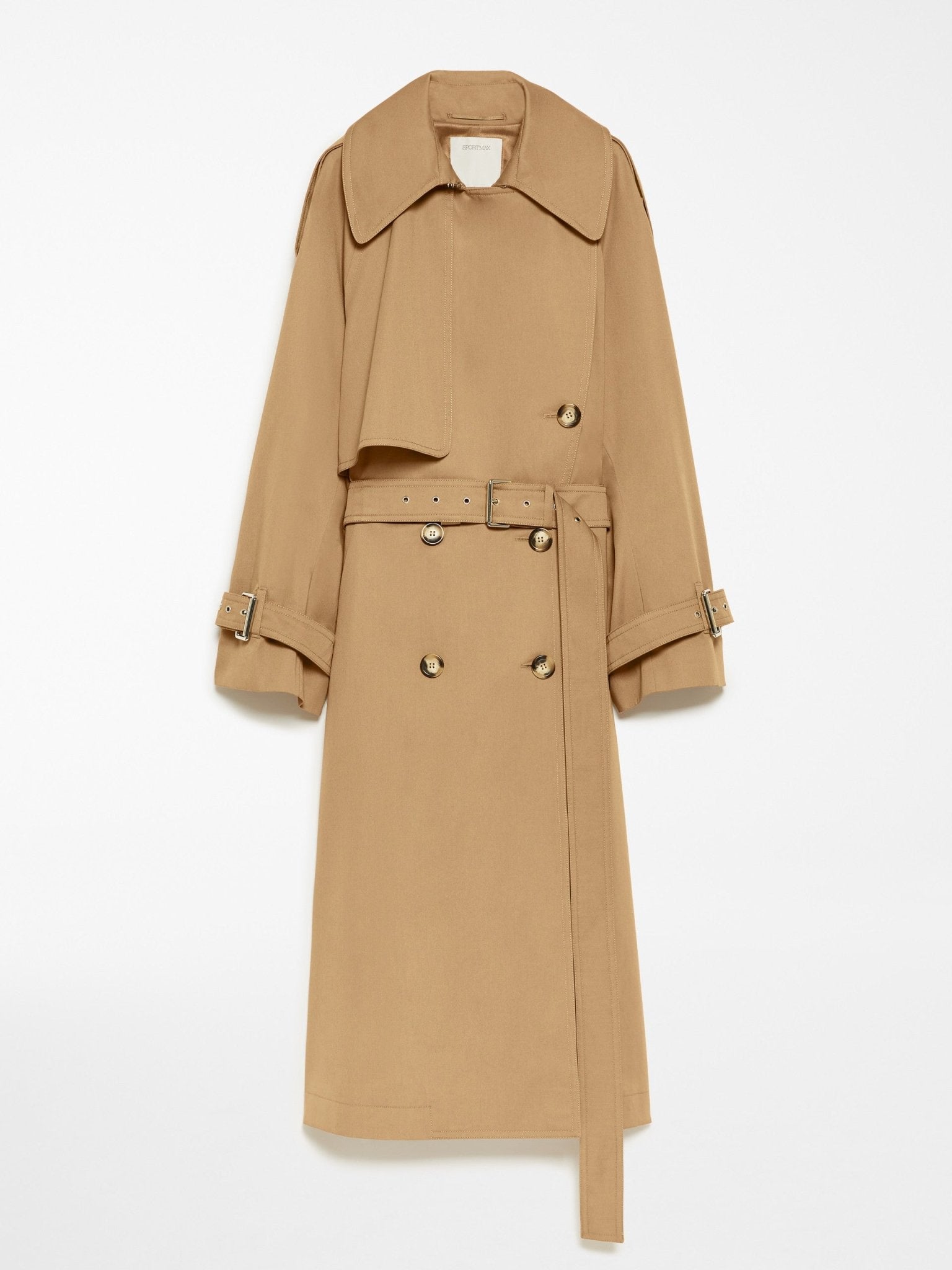 MAX MARA Oversized Water-Repellent Cotton Trench Coat | Max MARA