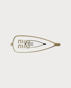MIU MIU Enameled Metal Hair Clip | 繆繆 髮夾 (多色) - LONDONKELLY 英國名牌代購