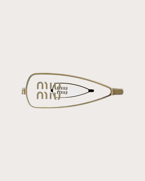 MIU MIU Enameled Metal Hair Clip | 繆繆 髮夾 (多色) - LONDONKELLY 英國名牌代購