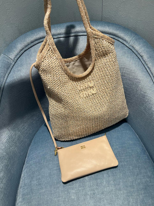 MIU MIU Ivy Sequin Mesh Bag | 繆繆 手袋 (多色) - LondonKelly 英國名牌代購