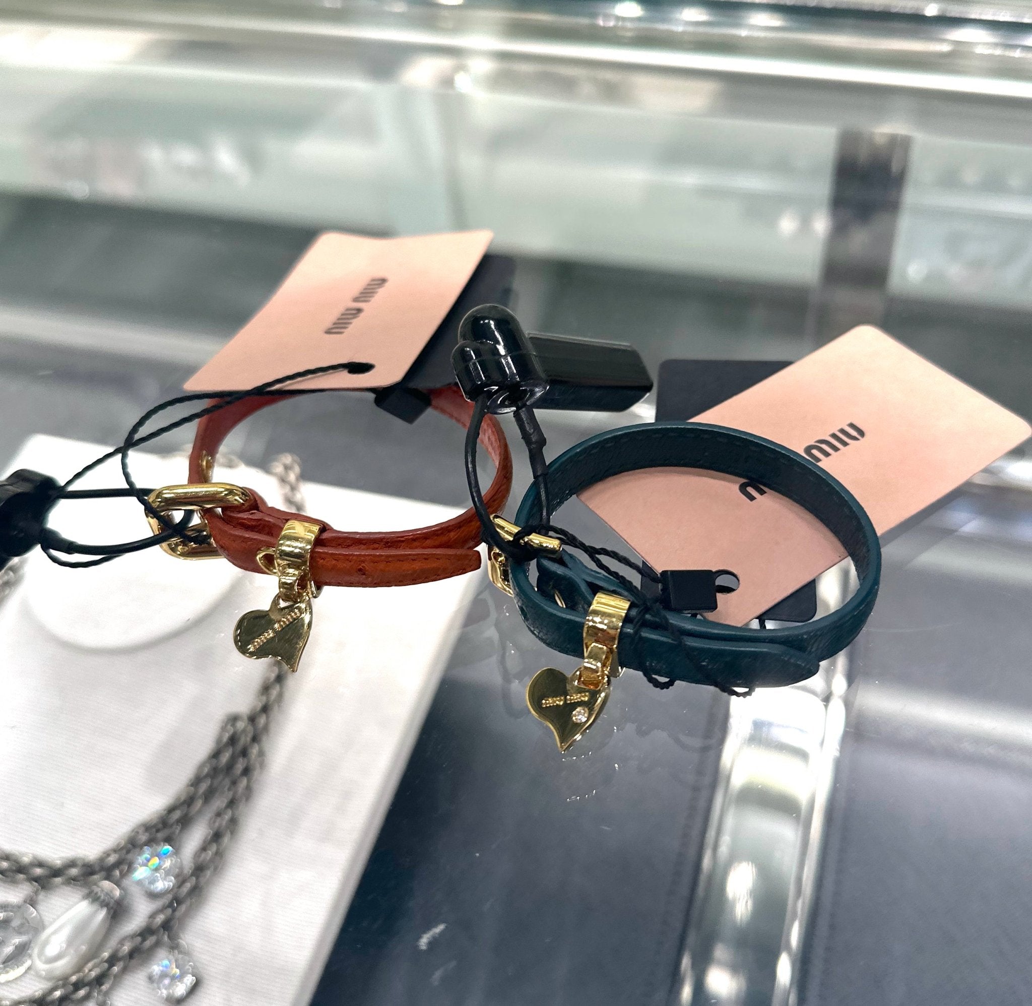 MIU MIU Leather Bracelet | MIU MIU Leather Bracelet (multi-color) –  LondonKelly 英國名牌代購