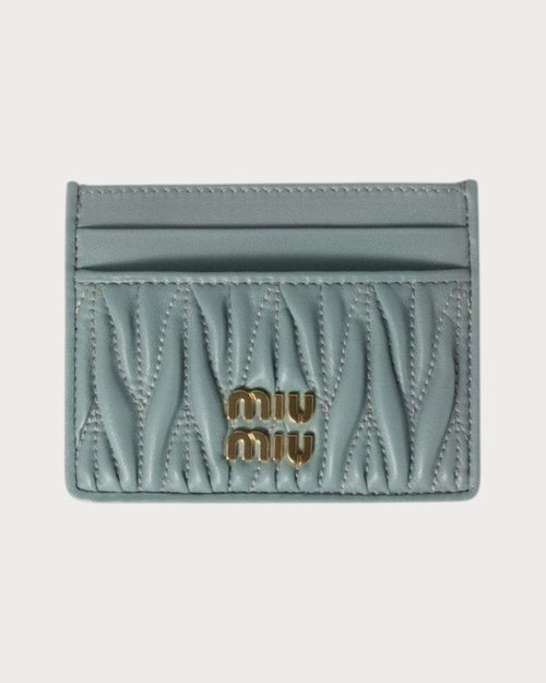 MIU MIU Matelasse Nappa Leather Card Holder | 繆繆 卡套 (多色) - LONDONKELLY 英國名牌代購