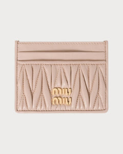 MIU MIU Matelasse Nappa Leather Card Holder | 繆繆 卡套 (多色) - LONDONKELLY 英國名牌代購
