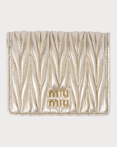 MIU MIU Matelasse Nappa Leather Wallet | 繆繆 銀包 (多色) - LONDONKELLY 英國名牌代購