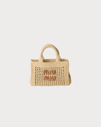 MIU MIU Raffia - Effect Woven Handbag | 缪缪 草编袋 (多色) - LondonKelly 英国名牌代购