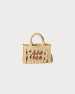 MIU MIU Raffia - Effect Woven Handbag | 缪缪 草编袋 (多色) - LondonKelly 英国名牌代购