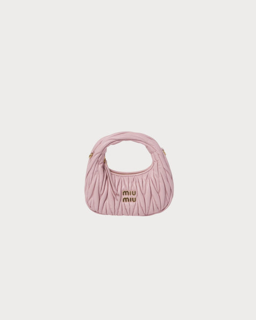 MIU MIU Wander Matelasse Nappa Leather Hobo Mini-Bag | 繆繆 迷你手袋 (多色) - LondonKelly 英國名牌代購
