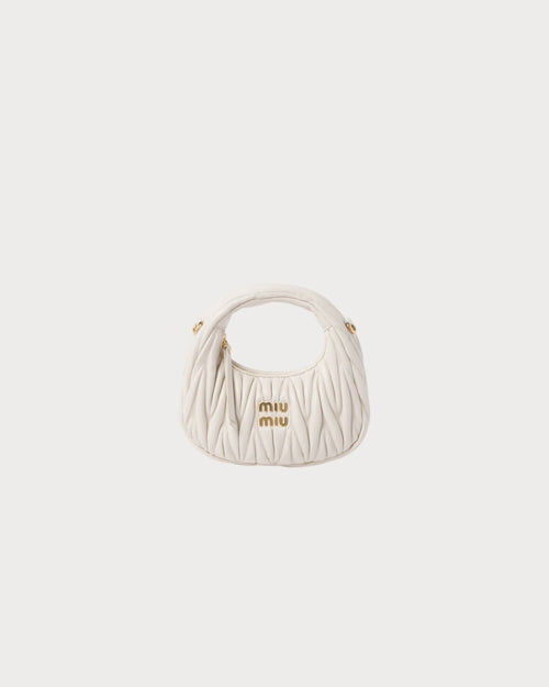 MIU MIU Wander Matelasse Nappa Leather Hobo Mini-Bag | 繆繆 迷你手袋 (多色) - LondonKelly 英國名牌代購
