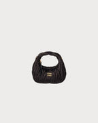 MIU MIU Wander Matelasse Silk Mini - Bag | 缪缪 迷你袋 (黑色) - LondonKelly 英国名牌代购