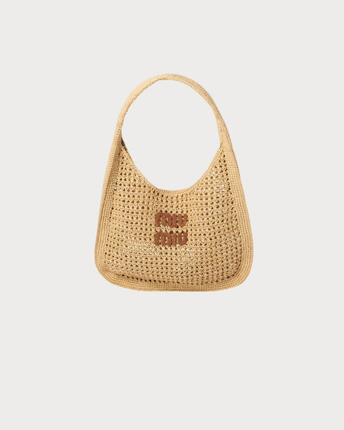 MIU MIU Woven Fabric Hobo Bag | 缪缪 草编袋 (多色) - LondonKelly 英国名牌代购