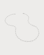 MONICA VINADER Alta Textured Sterling Silver Necklace | 颈链 (银色) - LondonKelly 英国名牌代购