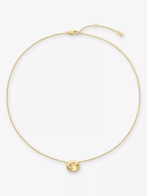 MONICA VINADER Aria 18ct Yellow Gold Vermeil Necklace | 颈链 (金色) - LondonKelly 英国名牌代购
