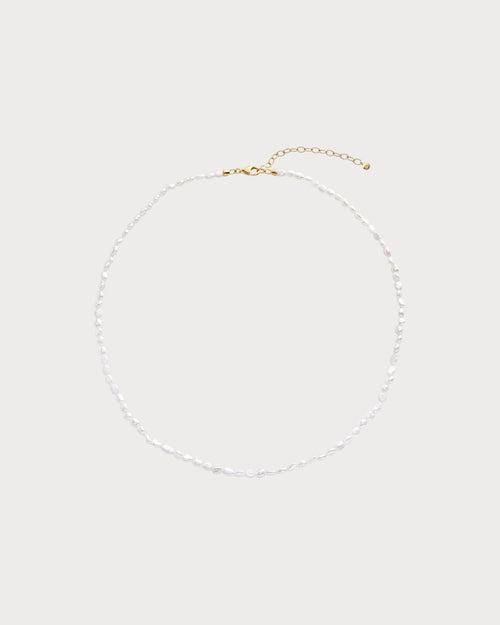MONICA VINADER Capri Keshi Pearl Gold Vermeil Necklace | 珍珠颈链 (金色) - LondonKelly 英国名牌代购