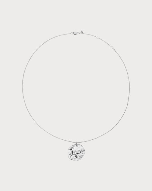 MONICA VINADER Capricorn Zodiac Sterling - Silver Pendant Necklace | 頸鏈 (銀色) - LondonKelly 英國名牌代購