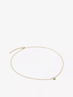 MONICA VINADER Essentials Large Lab - Grown Diamond Gold Vermeil Necklace | 颈链 (金色) - LondonKelly 英国名牌代购
