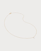 MONICA VINADER Marquise 14ct Yellow Gold And 0.016ct Lab - Grown Diamond Pendant Necklace | 頸鏈 (金色) - LondonKelly 英國名牌代購