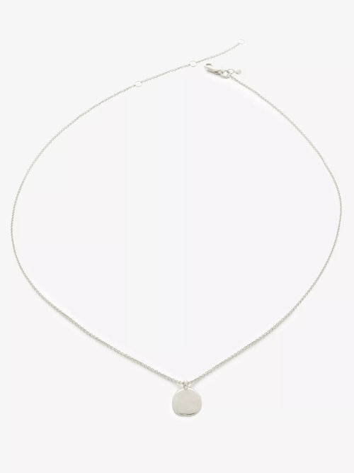 MONICA VINADER Siren Petal Sterling - Silver Pendant Necklace | 颈链 (银色) - LondonKelly 英国名牌代购