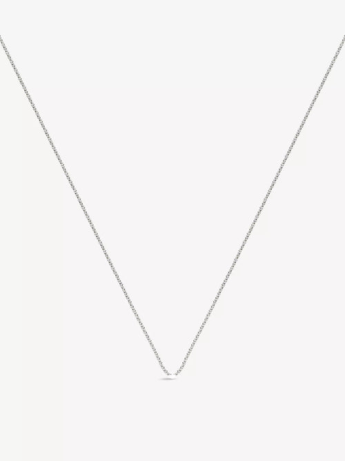 MONICA VINADER Sterling Silver Adjustable 15 - 17 Rolo Chain | 颈链 (银色) - LondonKelly 英国名牌代购