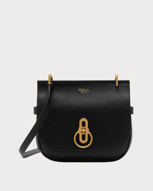 MULBERRY Small Amberley Satchel | 玛百莉 小号安柏利单肩包(黑色) - LondonKelly 英国名牌代购