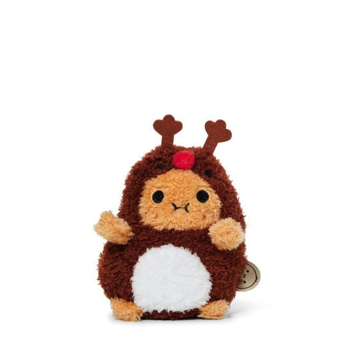 NOODOLL Reindeer Ricespud Mini Sitting Plush Toy | 馴鹿米薯迷你坐姿絨毛玩偶 (棕色) - LondonKelly 英國名牌代購