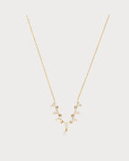 PERSEE Yellow Gold and Diamond Triangle Tennis Necklace | 黃金鑽石三角網球項鍊 (黃金) - LondonKelly 英國名牌代購