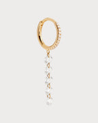 PERSEE Yellow Gold Diamond Piercings Single Earring | 黃金鑽石穿式單耳環 (黃金款) - LondonKelly 英國名牌代購