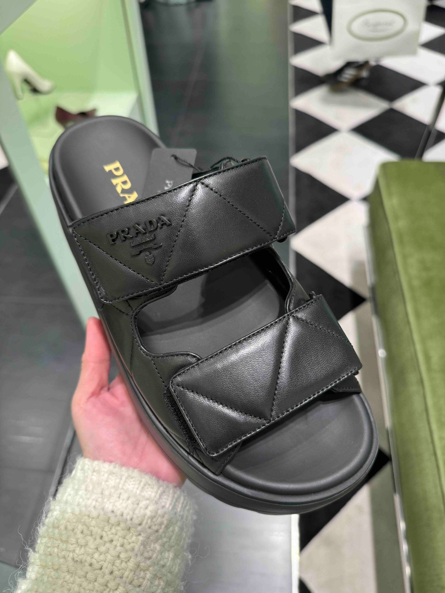 パンプス PRADA PRADA 1XZ775 Slides Padded Nappa Leather(2 Colors) | LONDONKELLY