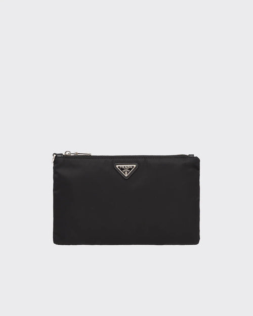 PRADA 2NH004 Men's Re - Nylon and Saffiano Leather Pouch Black | 普拉達 男仕手袋 (黑色) - LONDONKELLY 英國名牌代購