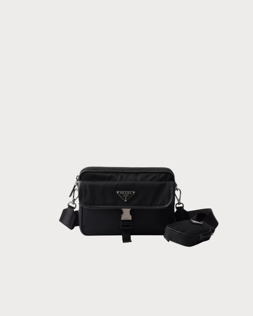PRADA 2VH133 Men's Re - Nylon and Saffiano Leather Shoulder Bag | 普拉達 男仕手袋 (黑色) - LondonKelly 英國名牌代購