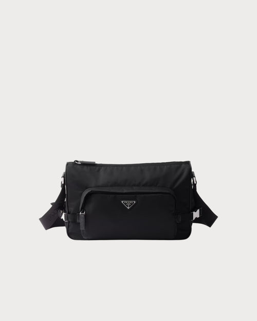 PRADA 2VH991 Men's Large Re - Nylon and Saffiano Leather Shoulder Bag | 普拉達 男仕手袋 (黑色) - LondonKelly 英國名牌代購