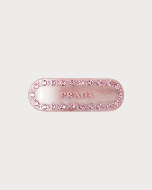 PRADA Plex Hair Clip | 普拉達 髮夾 (Pink)