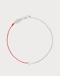 REDLINE Rose Gold and Diamond Pure Half - Chain Bracelet | 紅繩 手鏈 (0.1CT/多色) - LondonKelly 英國名牌代購