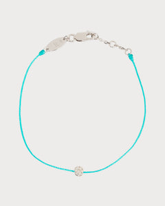 REDLINE White Gold and Diamond Illusion Bracelet | 紅繩 手鏈 (0.05CT/多色) - LondonKelly 英國名牌代購