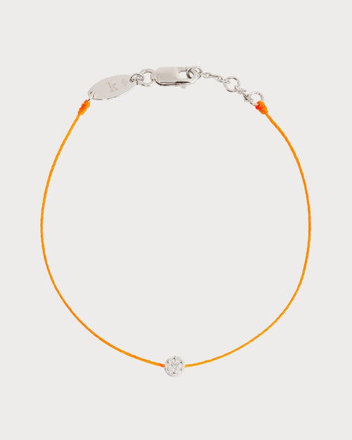 REDLINE White Gold and Diamond Illusion Bracelet | 紅繩 手鏈 (0.05CT/多色) - LondonKelly 英國名牌代購