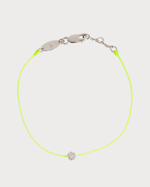 REDLINE White Gold and Diamond Illusion Bracelet | 紅繩 手鏈 (0.05CT/多色) - LondonKelly 英國名牌代購