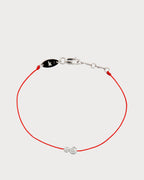 REDLINE White Gold and Diamond Infinite Double Bracelet | 紅繩 手鏈 (0.15CT/多色) - LondonKelly 英國名牌代購